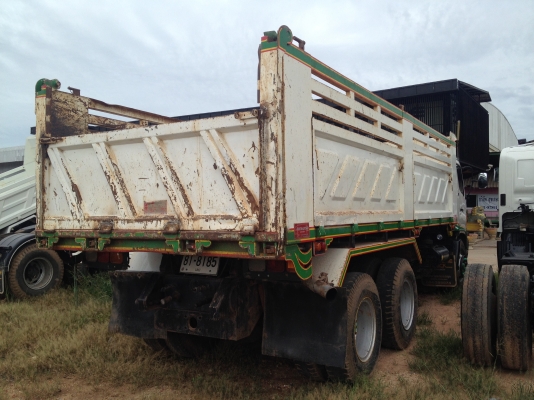 ขายตามตามสภาพ HINO MEGA เครื่อง JO8C 260 HP 2 เพลา กระบะดั้มพ์ดินยาว 6 เมตร