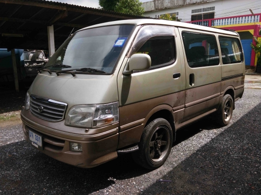 รถตู้ Toyota Super Custom ตัวนอกช่วงสั้นแท้ เครื่อง2RZ โฉมตาเพชร เกียร์ออโต้ ติดแก๊สหัวฉีดแล้ว