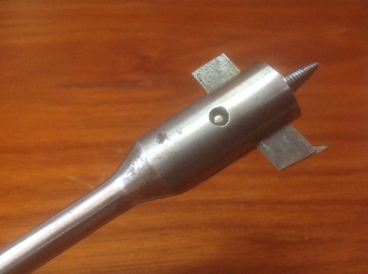 ขายดอกสว่านเจาะไม้ปากขยาย Vintage The James Swan Co.ขนาด 8" ขยายได้ 7/8"-3"