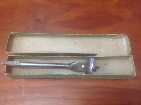 ขายดอกสว่านเจาะไม้ปากขยาย Vintage The James Swan Co.ขนาด 8" ขยายได้ 7/8"-3"