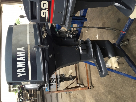 ขายyamaha40 แรงสองจังหวะสตาร์ทไฟฟ้าหางสั้น