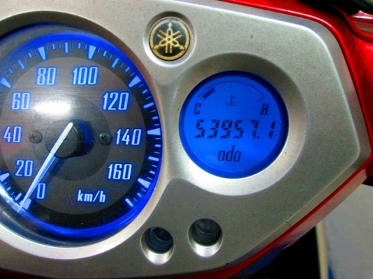 nouvo Eliganc 135cc. สี แดงเทา รถเดือน สิงหาคม ปี 51 ราคาเบาๆ แถม 3 รายการ