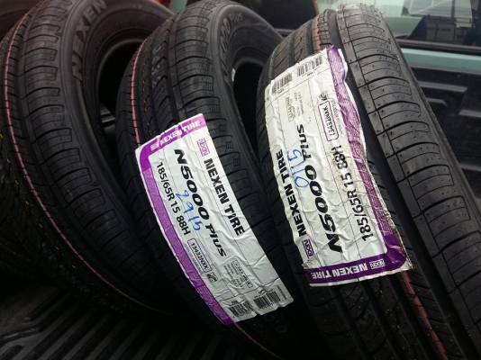 ยาง NEXEN N5000 PLUS 185/65R15 เส้นละ 2,250 บาท