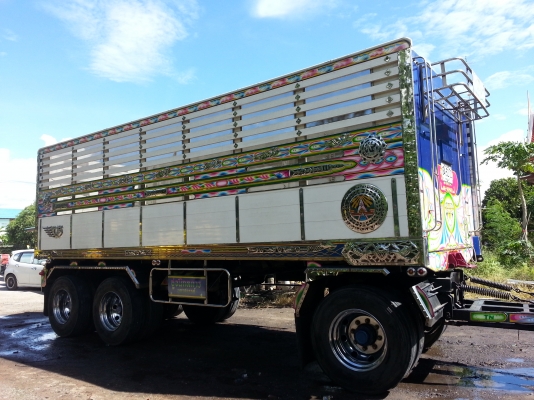 ขายลูกพ่วง3เพลาแท้ "อู่ธนิกลการ"สภาพเหมือนใหม่ ใช้งานน้อย