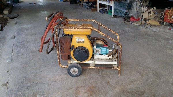 ปั๊มฉีดน้ำแรงดันเก่าญี่ปุ่น ARIMITSU รุ่น KF24G-X   ขนาด 2.4 แรง สภาพดี เครื่องพร้อมใช้งาน