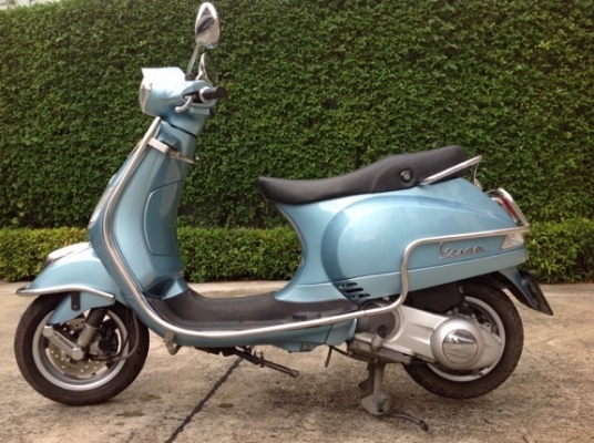 Vespa lx 125 ie สีฟ้าสวยๆ Vespa lx 125 ie สีฟ้าสวยๆ