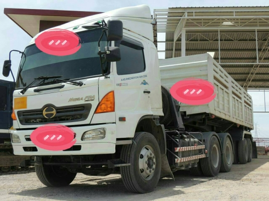 หัวลาก ฮีโน่ 320ปี50 หัวลาก+หางดั้ม 2เพา สภาพนางฟ้าบางเดิมสวยจัดทั้งคัน เล่มทะเบียนพร้อมโอน