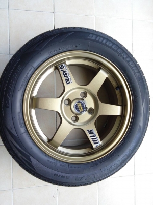 ล้อเทรนด์ใหม่ มาแรง TE37 ขอบ15 ก้านตรงแม็กซ์พร้อมยาง ราคา 8,900บาท ล้อเทรนด์ใหม่ มาแรง TE37 ขอบ15 ก้านตรงแม็กซ์พร้อมยาง ราคา 8,900บาท