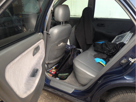 CIVIC เตารีด ปี93 เกียร์Auto สีน้ำเงินเข้ม รถมือเดียวตั้งแต่ป้ายแดง สภาพสวย