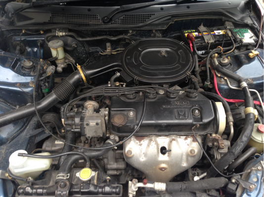 CIVIC เตารีด ปี93 เกียร์Auto สีน้ำเงินเข้ม รถมือเดียวตั้งแต่ป้ายแดง สภาพสวย