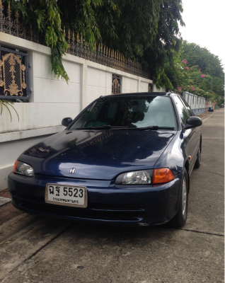 CIVIC เตารีด ปี93 เกียร์Auto สีน้ำเงินเข้ม รถมือเดียวตั้งแต่ป้ายแดง สภาพสวย