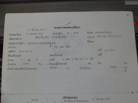 ขายหางพ่วงถังน้ำมัน