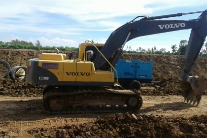 แบคโฮ VOLVO EC210Bใช้งาน6578ช.มเอกสารใบแจ้งจำหน่าย