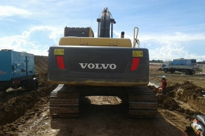 แบคโฮ VOLVO EC210Bใช้งาน6578ช.มเอกสารใบแจ้งจำหน่าย