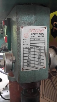 สว่านแท่นเจาะยี่ห้อ Rexon Heavy Duty รุ่น SE-330B สว่านแท่นเจาะยี่ห้อ Rexon Heavy Duty รุ่น SE-330B
