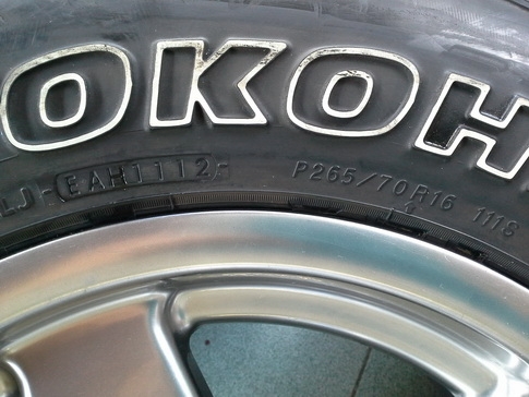 Max +BF All  265/70/16 ปี10 สภาพสวยๆ1ชุด