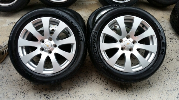 ล้อแม็กพร้อมยางcaptiva ขอบ17