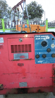 เครื่องเชื่อมภาคสนามพร้อมเครื่องปั่นไฟ Denyo ADC200SS 5kW พร้อมใช้งาน สนใจโทร. 0914902228 0818481185 เอ