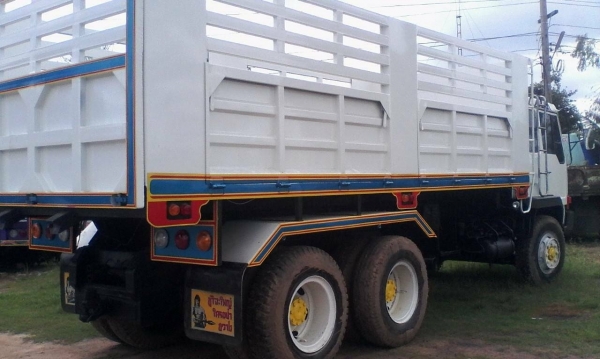 ขาย MITSUBISHI TF พ่วงแม่ลูก กระบะเหล็ก เครื่องเกียเดิมๆ 220 แรง