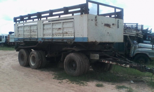 ขาย MITSUBISHI TF พ่วงแม่ลูก กระบะเหล็ก เครื่องเกียเดิมๆ 220 แรง