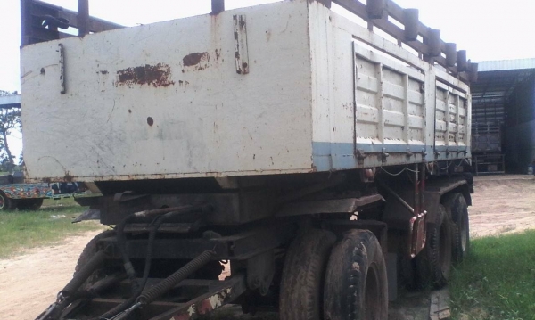 ขาย MITSUBISHI TF พ่วงแม่ลูก กระบะเหล็ก เครื่องเกียเดิมๆ 220 แรง