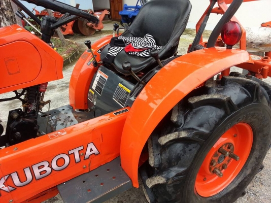 คูโบต้า KRT 140 ใบมีดดันหน้าช้าง ผานหลังช้าง