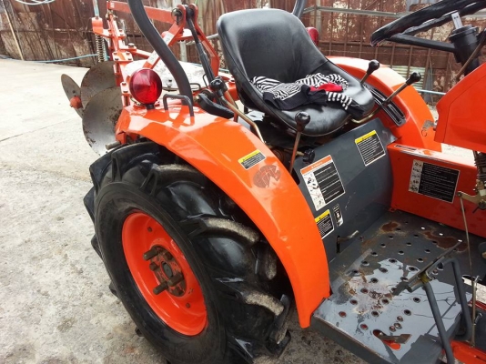 คูโบต้า KRT 140 ใบมีดดันหน้าช้าง ผานหลังช้าง