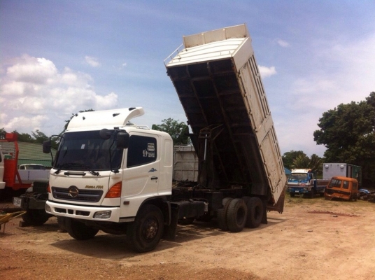 ขาย10ล้อ2เพลา HINOMEGAดัมพ์260 ปี47 แชชซีสวยเครื่องดีแห้ง ภายในครบเกียร์ฟลูเลอร์ กระบะดัมพ์3มิตร