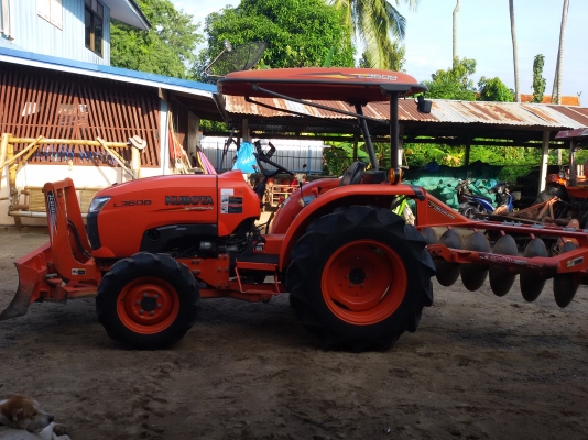 ปัญญาแทรคเตอร์..จัดมาให้ครับ ด่วน!!!คูโบต้า L3608 พร้อมใบมีดคานล่าง พร้อมผาน6 ตราช้าง22&times;6รถไร่สีเดิมๆ