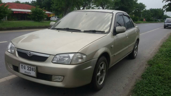 ขายมาสด้า โปเทเจ้ปี2000รถสะอาดพร้อมใช้งาน ชื้อไปใช้งานได้เลย ไม่ต้องช่อมอะไร ออโต้ไฟฟ้า แอแบค เอบีเอส ทอป ขาย69000บาท ดูรถบ้านนานครนายก0896069238. เอ็ม