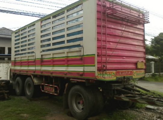 ขายลูกพ่วง 3 เพลา ไม่ดั้มปี 53 อู่ ST ยาว 6.8 เมตร พร้อมใช้งาน