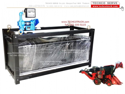 ถังน้ำมัน ไฮดรอลิค รถเครน รถดั๊ม Fuel tank Crane DUMP Truck &amp; Crane หม้อพักท่อไอเสีย เหล็ก + สแตนเลส