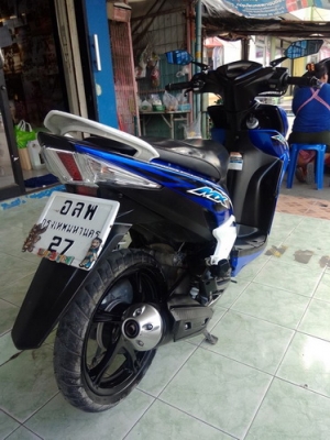 Mio125i ตัวท็อป(ล้อแม็คแท้) สีน้าเงิน-ขาว หัวฉีดประหยัดน้ำมัน สวยๆครับ Mio125i ตัวท็อป(ล้อแม็คแท้) สีน้าเงิน-ขาว หัวฉีดประหยัดน้ำมัน สวยๆครับ