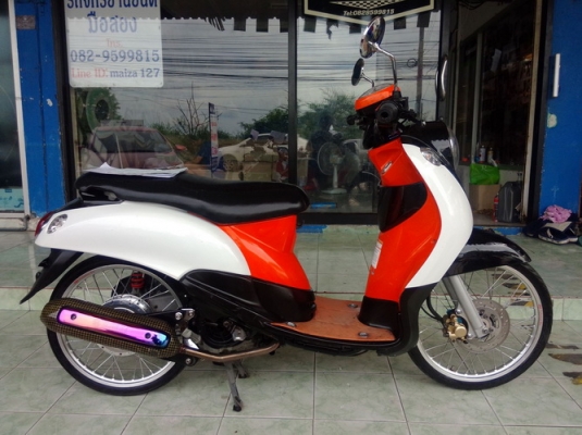 Fino เครื่องดีเดิมๆ แต่งสวยลงล้อ DID แท้ พร้อมเล่มราคาถูกครับ