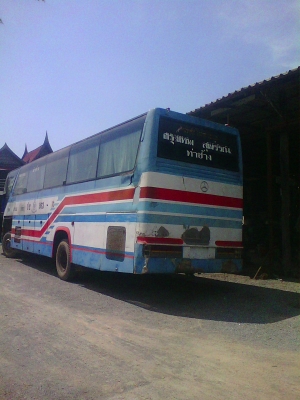 ขายรถบัส  NGV  เครื่องเบนซ์  210  เบรคแห้ง  ตัวถังเชิดชัย