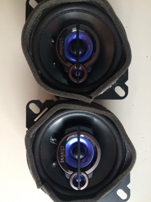 ลำโพง Clarion SRT1033 3ทาง 4นิ้ว 120W กรวยโพลี เสียงกลางแหลมชัด ใส สภาพสวย มือ2 ญี่ปุ่น