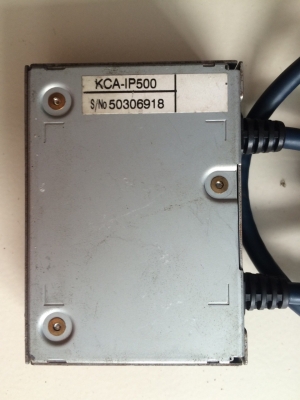 อุปกรณฺเสริม KENWOOD KCA-iP500 iPod Interface สำหรับเครื่องเคนวูด ให้สามารถเชื่อมiPodเข้ากับเครื่องเล่นKENWOOD สภาพสวย มือ2 ญี่ปุ่น
