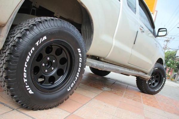 ล้อหยดน้ำ ขอบ16X8 ออฟ-10 5H114.3 สีดำด้าน