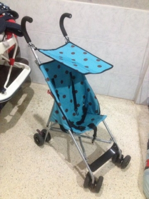 รถเข็นเด็กก้านร่มของเก่าญี่ปุ่นสภาพดีพับเล็กเก็บง่าย