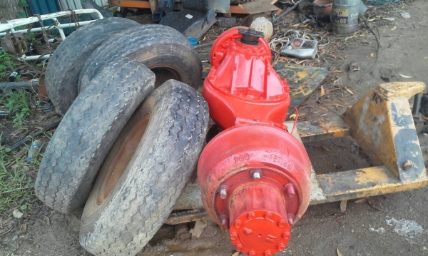 ขาย เหมา เพลา F +คาน +ล้อ+แหนบ 4 ตับ+โช๊ค 2 คู่+กระปุกพวงมาลัย