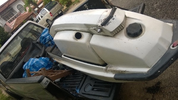 ขายบอดีเรือ550ท่อออกหลัง เดิมๆจากญี่ปุ่น