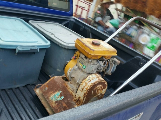 จัดส่งให้ลูกค้าสมุทรสาครแล้วครับ เครื่องตบดิน พื้นเรียบ มือสองญี่ปุ่น