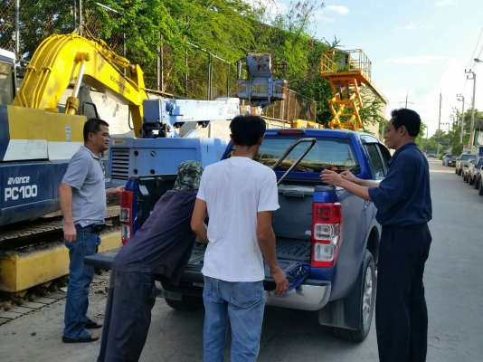 จัดส่งให้ลูกค้าสมุทรสาครแล้วครับ เครื่องตบดิน พื้นเรียบ มือสองญี่ปุ่น