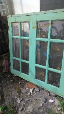 ขายหน้าต่าง พร้อมวงกบเเละเหล็กดัด ขายรวมพร้อมกระเบื้องซีเเพค