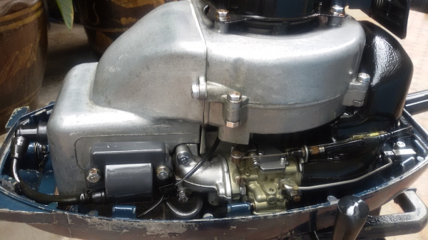 Yamaha5hp engine Cooled air