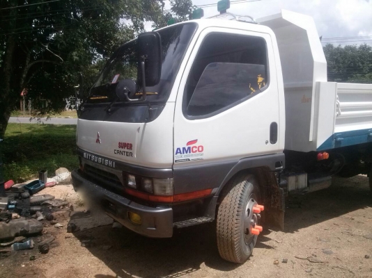 รถมิตซู 6 ล้อดั้ม 130 แรงม้า. ปี 42  ( ยูโรวัน. )    สนใจติดต่อ  081 - 6079515