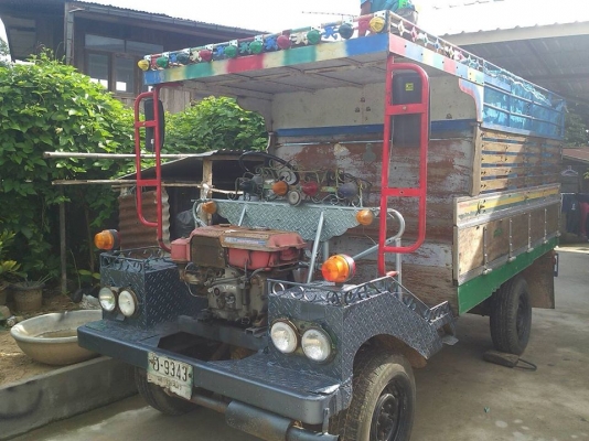 ขายอีแต๋น บรรทุกการเกษตร ข้าว มันอ้อย เครื่องKUBOTA 110แชชซีสวย เครื่องดี เอกสารเล่มทะเบียนพร้อมชุดโอน