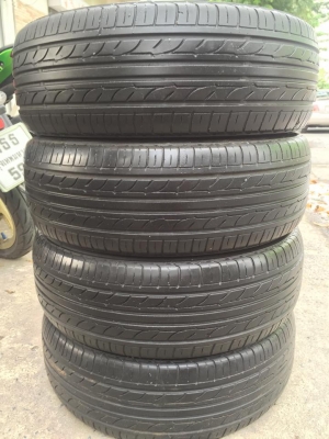 ขายยาง YOKOHAMA Earth-1 (japan) 185-60-15 ปี12 สัปดาห์38 ดอกสวย เนื้อนิ่ม ไม่มีปะ