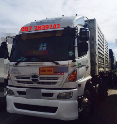 ขายดาวน์ รถดั้มพ์พ่วง 22 ล้อ  HINO 380 แรงม้า รถ 12 เดือน ไมล์ 8X,XXX กม.