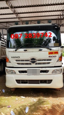 ขายรถดั้มพ์ 10 ล้อ 2 เพลา มีระบบลากจูง HINO 380 แรงม้า ปี 2556